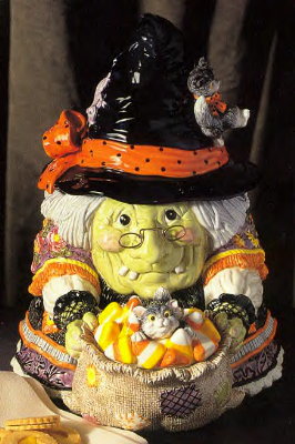 signature series gypsy witch cookie jar price 34999 limited edition of 3500 by fitz floyd